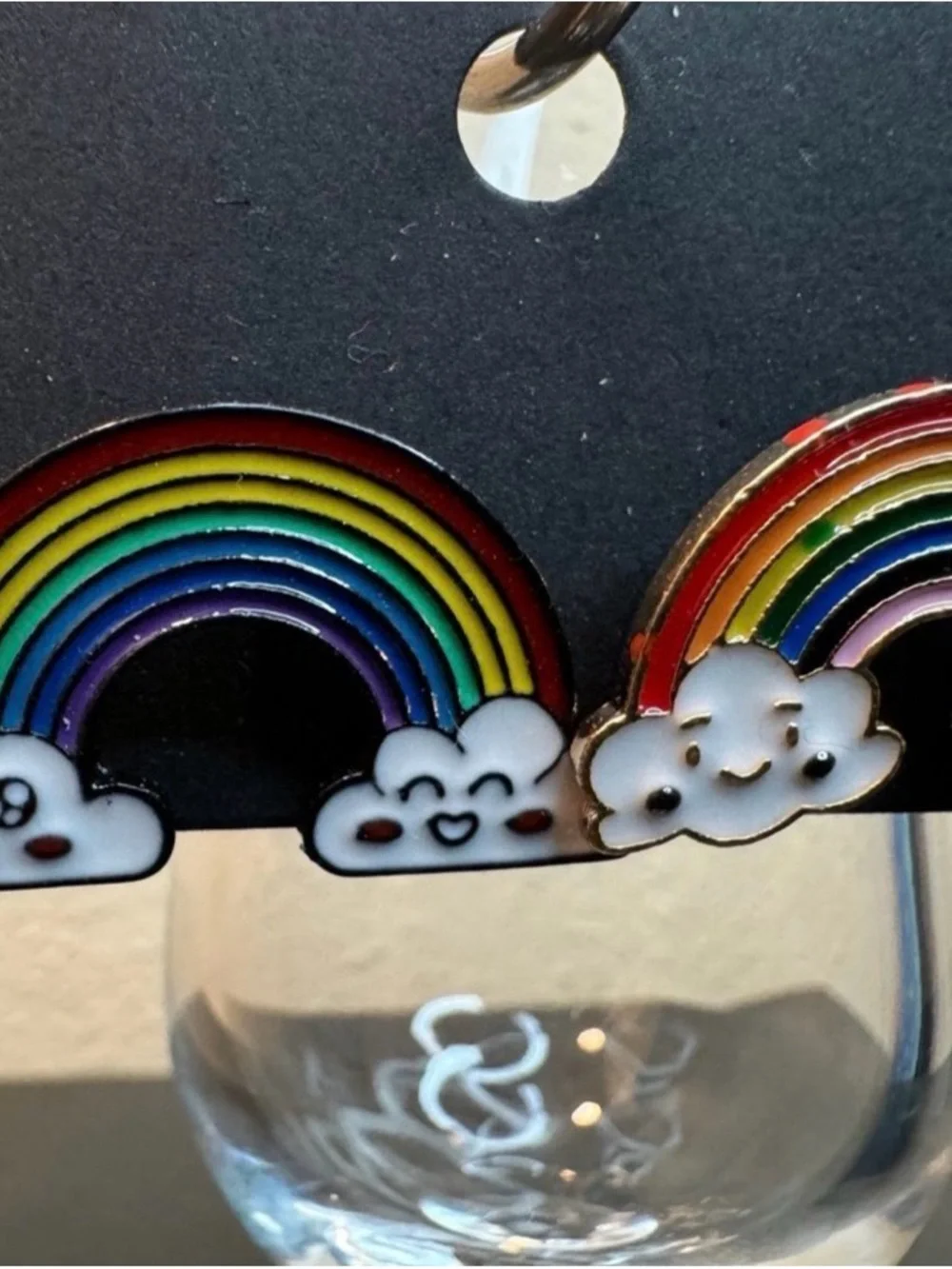 Cute Rainbow Cloud Kids Earrings - Multicolor